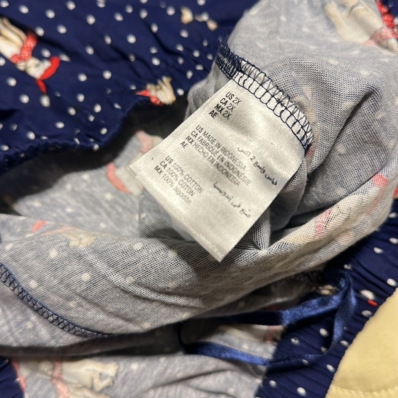 Chapter Club Winter Christmas Holiday Puppy Cotton Pj Bottoms NWT 2X - Picture 5 of 6